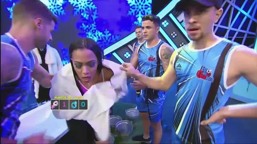 Intenso frío que soportaron los guerreros en el Karaoke Extremo