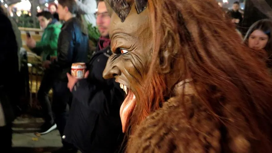 Un momento de la Cabalgata de Krampus en Viena.