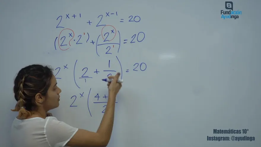 Ayudinga Matemáticas 10° - Ecuaciones Exponenciales Parte I 6 de mayo de 2020