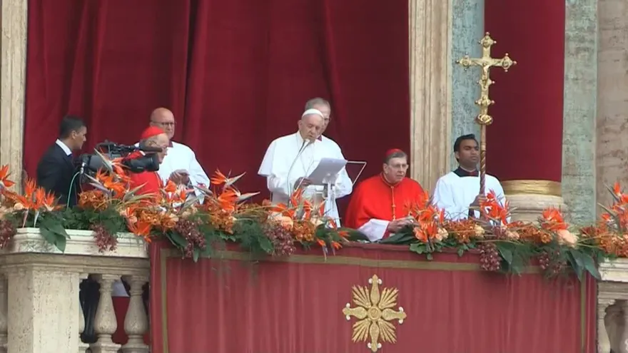 El papa pide por Venezuela y Nicaragua en el Domingo de Resurrección