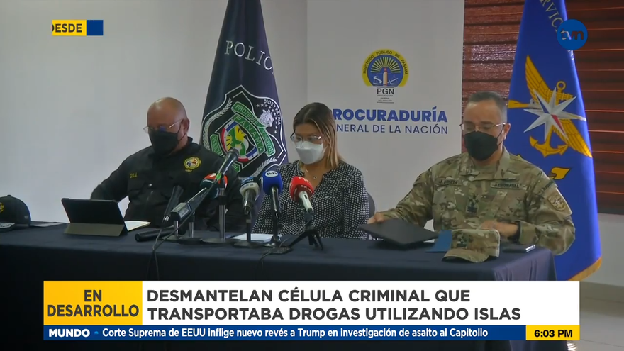 Desmantelan célula criminal que transportaba drogas en islas del pacífico
