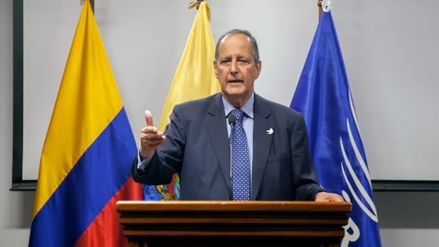 Juan Camilo Restrepo, jefe negociador del gobierno de Colombia.