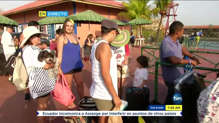 Traslado de viajeros a las islas