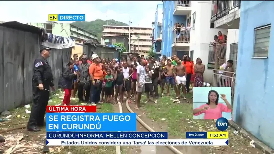 Incendio en Curundú deja a varias familias damnificadas