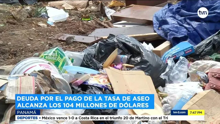 Deuda por aseo alcanza los 104 millones de dólares