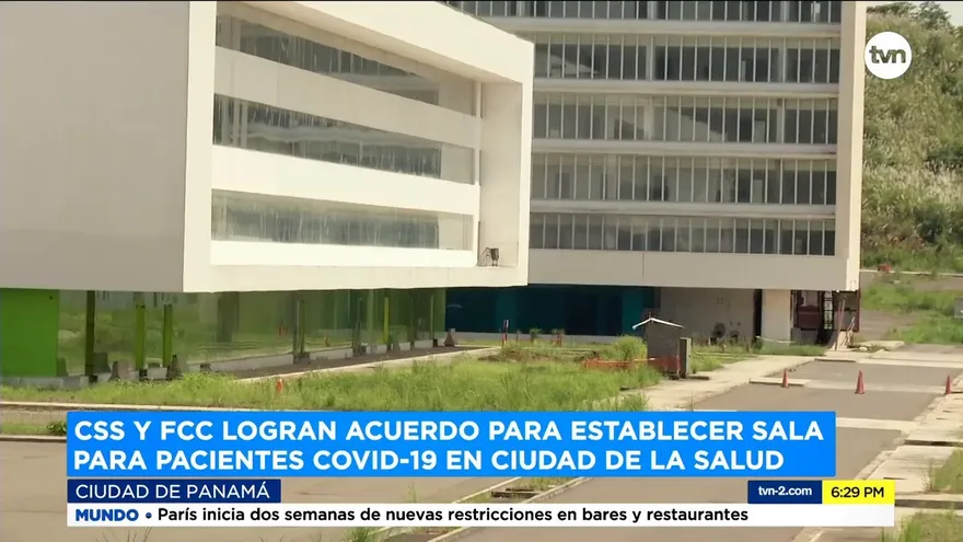 CSS y FCC logran acuerdo para sala de pacientes COVID-19 en Ciudad de la Salud