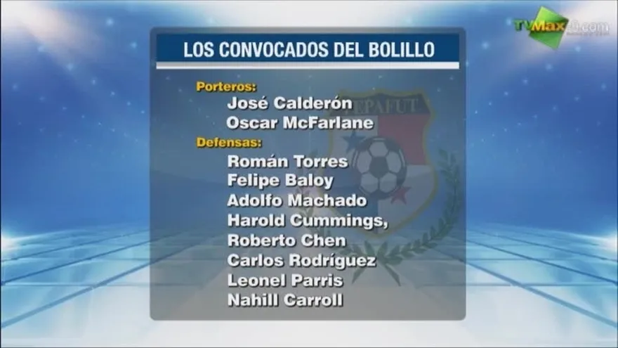 Lista convocados de Panam