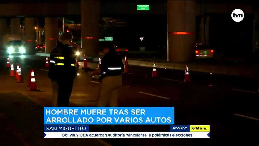 Hombre muere tras ser arrollado por varios vehículos