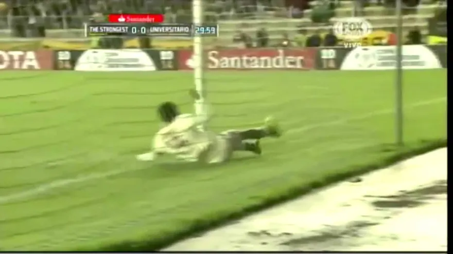 Jugada polémica en Copa Libertadores ¿Fue o no gol del panameño Boris Alfaro?