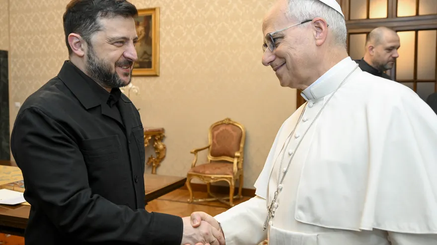 Zelensky y el papa León XIV
