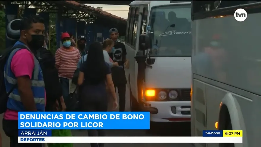 Investigan cambio de bono solidario por licor