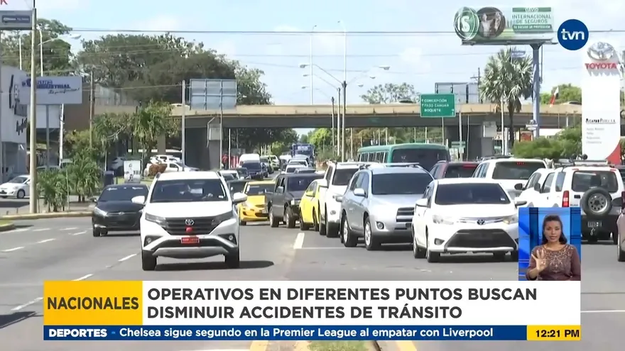 Mantendrán operativos para reducir accidentes de tránsito en Chiriquí