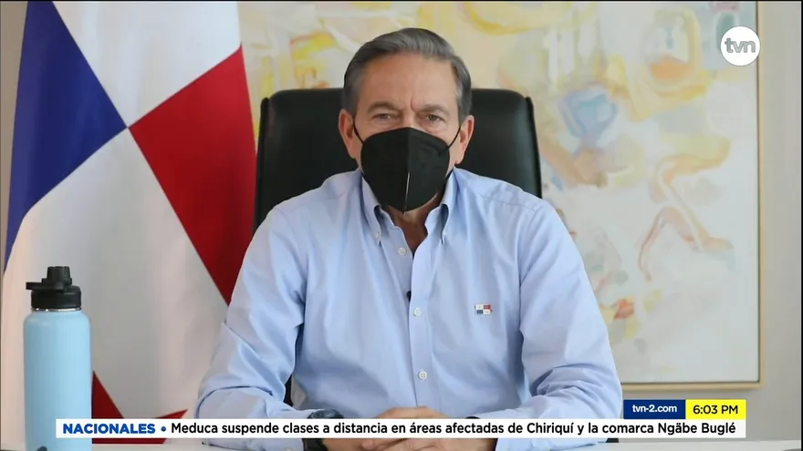 Cortizo se refiere a las acciones del gobierno en zonas afectadas por efectos de Eta