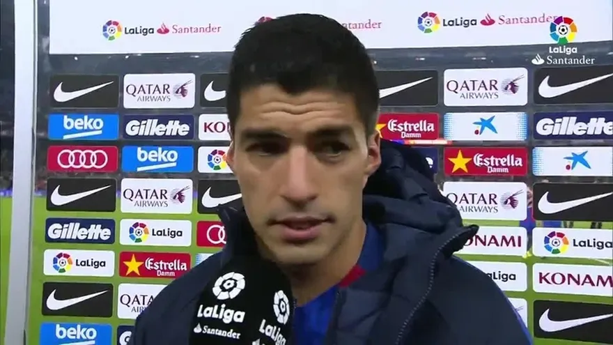 Entrevista a Luis Suárez tras el Barcelona vs. Real Madrid