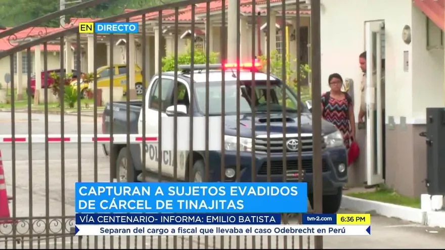 Recapturan a dos colombianos evadidos de Tinajitas