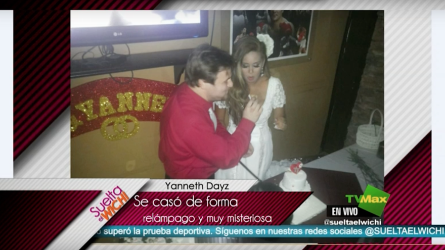 Yanneth Dayz se casa de forma relámpago y muy misteriosa