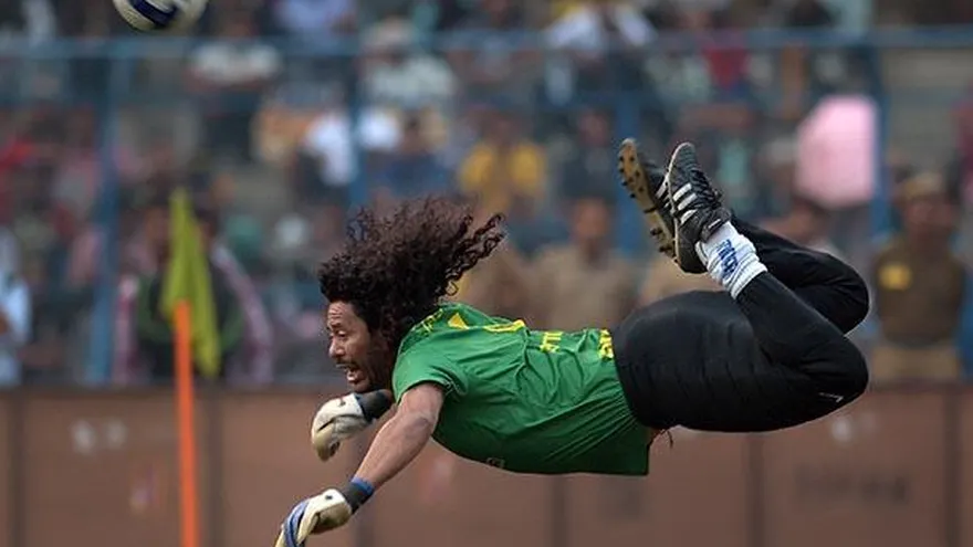 René Higuita rememora su hazaña del 'Escorpión' en Wembley 23 años después | Agencias