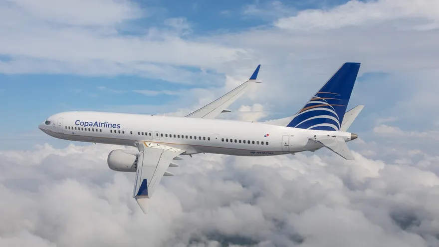 Imágen con fines ilustrativos de un avión de Copa Airlines