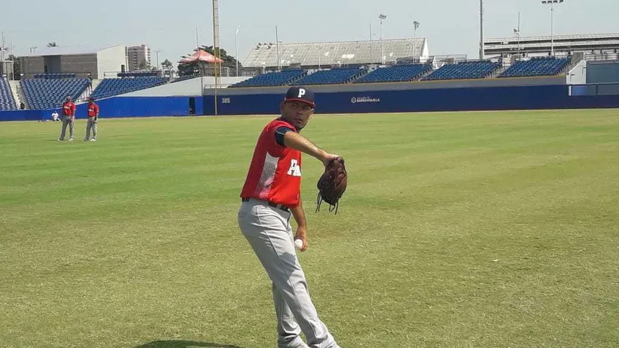 Andy Otero, fue el lanzador abridor de Panamá ante Nicaragua