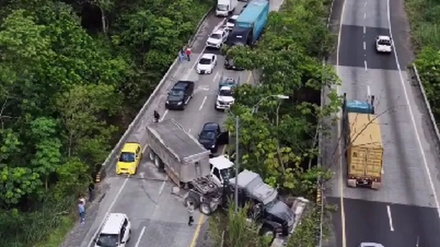 Accidente en vía Centenario