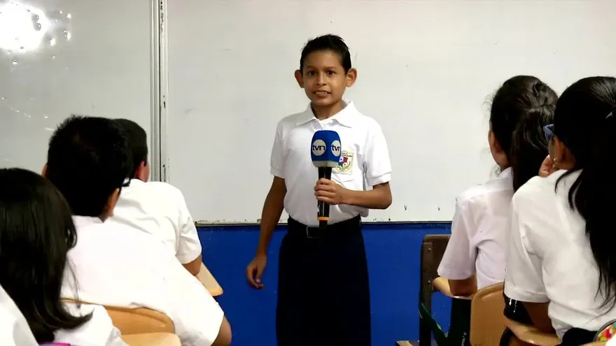 Niños hacen reflexión sobre la importancia del agua en Panamá
