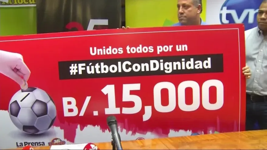 Fútbol con dignidad recogió los 15 mil dólares de la multa