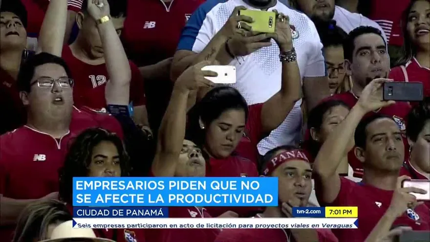 Piden al gobierno buscar estrategias para que juegos de fútbol no afecten productividad