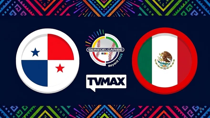 PANAMÁ 🇵🇦 VS 🇲🇽🔴 MÉXICO ROJO | SERIE DEL CARIBE KIDS 2026 | TVMAX | EN VIVO