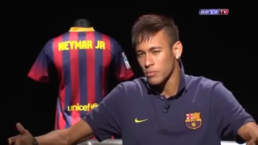 Neymar: "Espero dejar mi huella en el Barcelona"