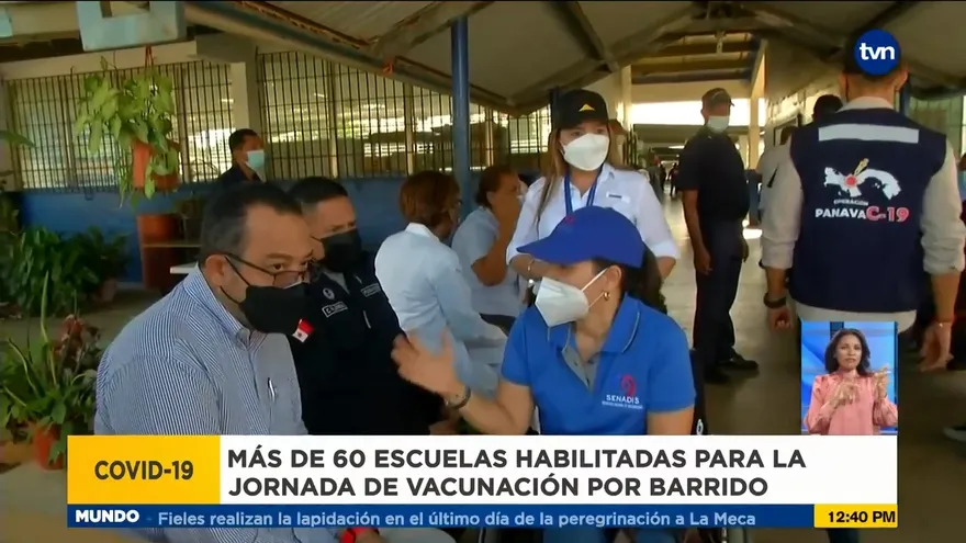 Habilitan colegios para jornada de vacunación de barrido en Herrera
