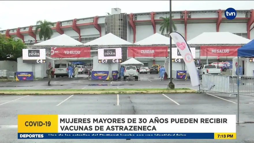 Vacunación contra AstraZeneca disponible para mujeres mayores de 30 años