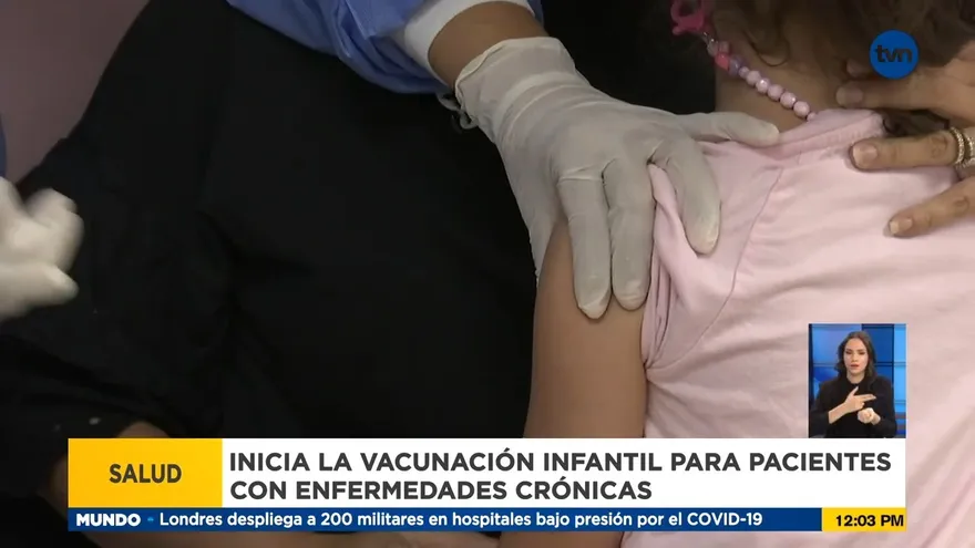 En Chiriquí avanza el proceso de vacunación a niños