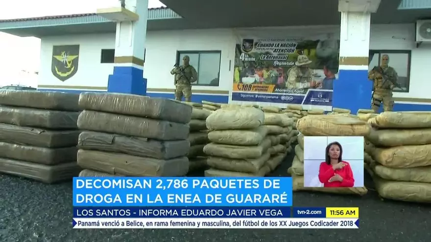 El Senan decomisa más de dos toneladas de droga en Los Santos