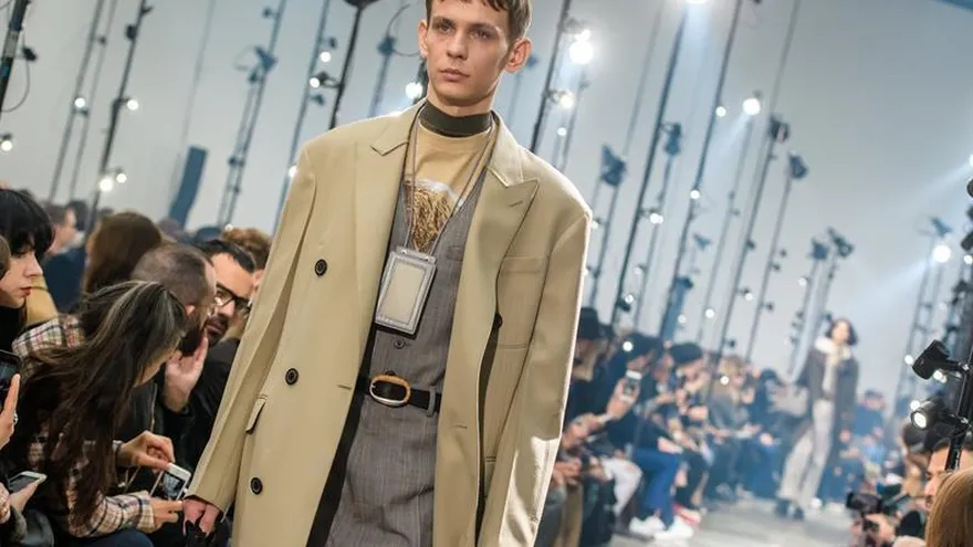 Colección masculina otoño-inviero 2018 de la firma de francesa en la Semana de la Moda Masculina de  Paris.
