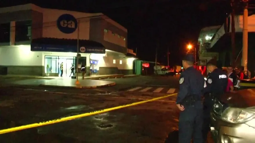Capturan a delincuentes que intentaron robar banco en Chiriquí