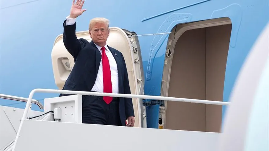 En la imagen, el presidente de EE.UU., Donald Trump.