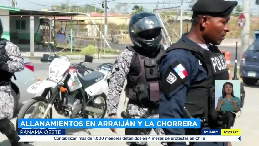 Varios capturados en operativos en Panamá Oeste