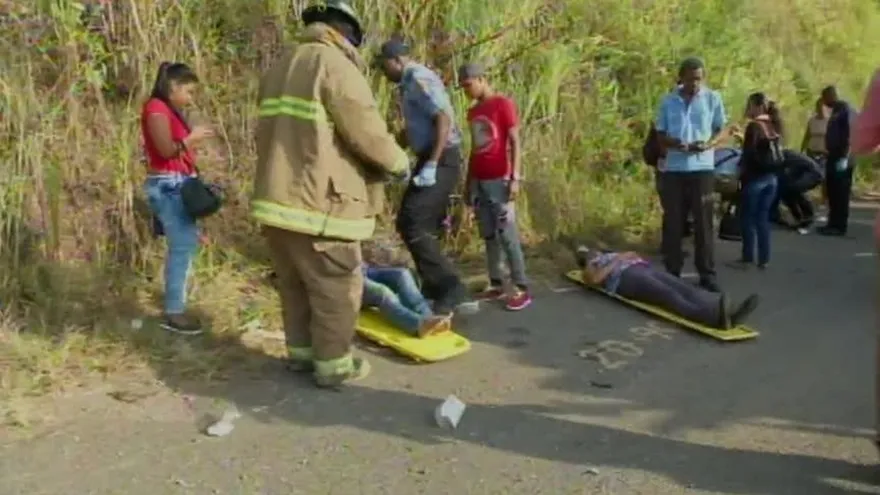 Al menos 45 heridos por accidente de tránsito en Colón
