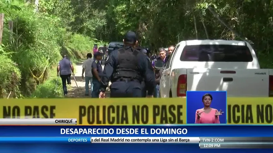 Encuentran el cuerpo de un hombre desaparecido en Chiriquí