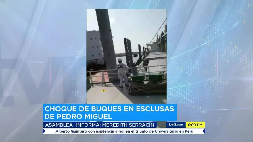 ACP investiga incidente con dos buques en esclusas de Pedro Miguel
