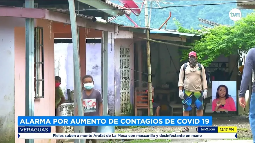 Alarma en Veraguas por incremento de casos de COVID-19