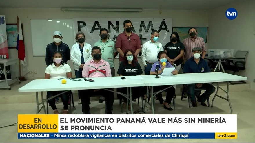 Movimiento exige que cese la renegociación con Minera Panamá