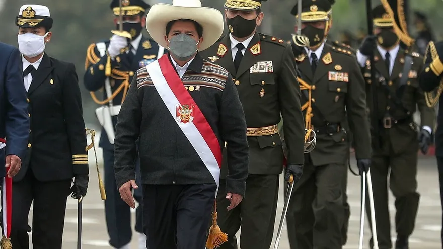 Pedro Castillo, presidente de Perú.