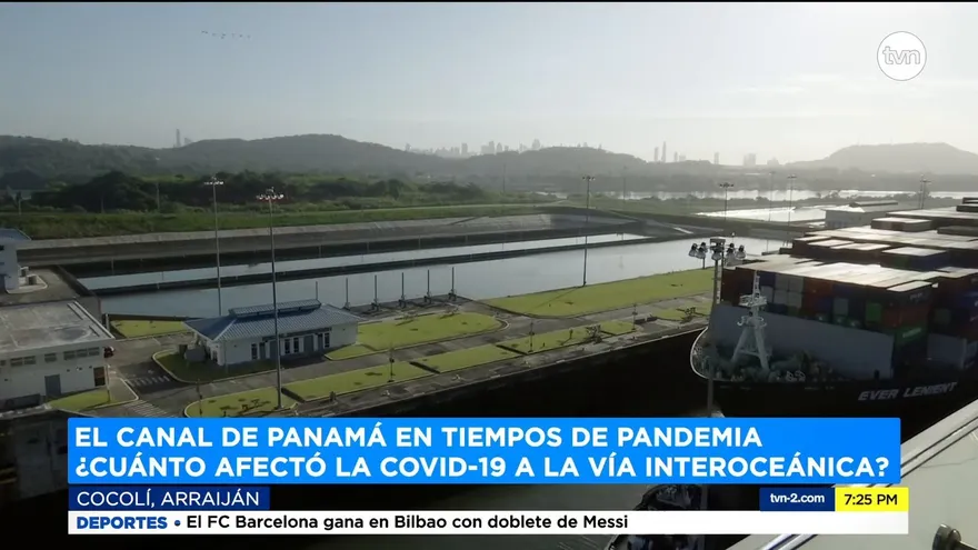 Año atípico para el Canal de Panamá en pandemia