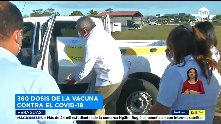 En Veraguas continúa jornada de vacunación contra la Covid