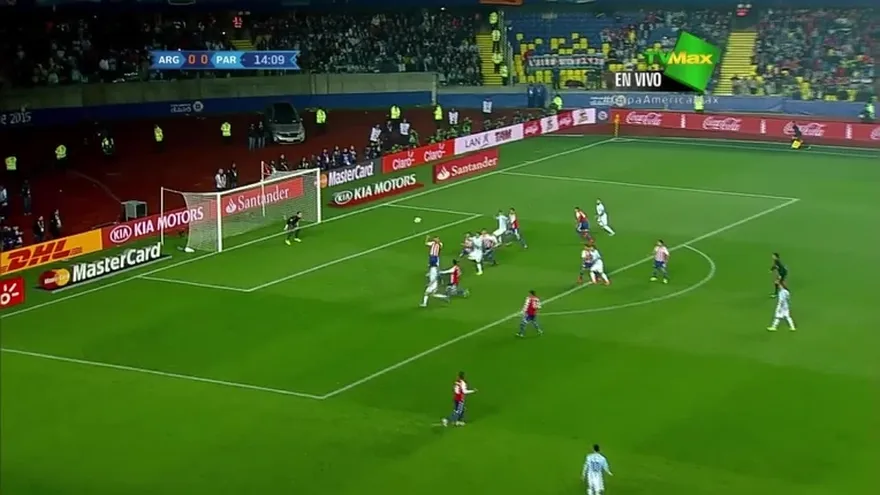 Gol de Rojo al min. 15 - Argentina 1-0 Paraguay