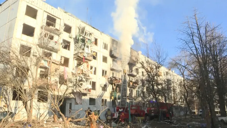 Este de Ucrania fue uno de los primeros objetivos de Rusia el jueves.