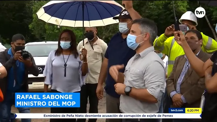 Ministro del MOP supervisó la reactivación de proyectos en la ciudad capital en medio de la pandemia