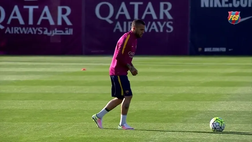 Entrenamientos del Barcelona antes del Clásico