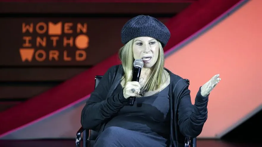 La actriz y cantante estadounidense Barbra Streisand.